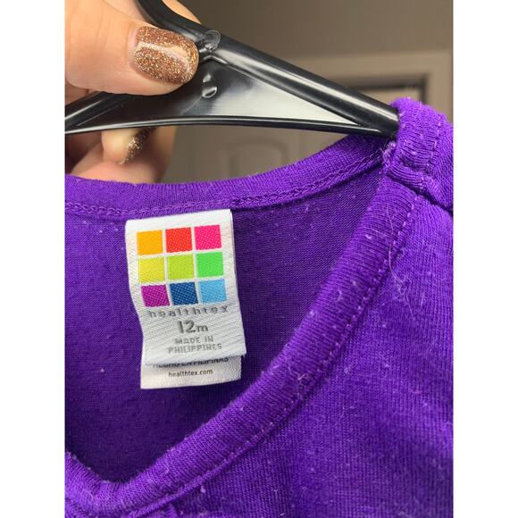 Purple Plaid Dress - Picture 4 of 4